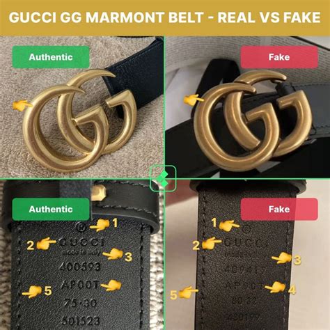 how to tell if a gucci belt real or fake|gucci marmont belt spotting.